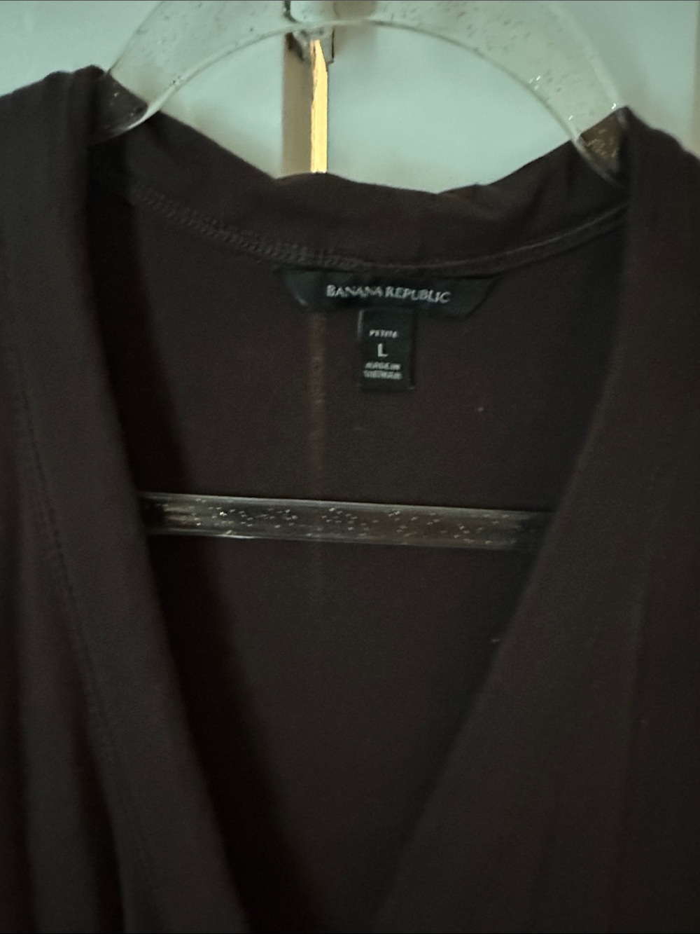 Banana Republic Sleeveless Button-Front Midi Dress in Dark Brown - Picture 3 of 3